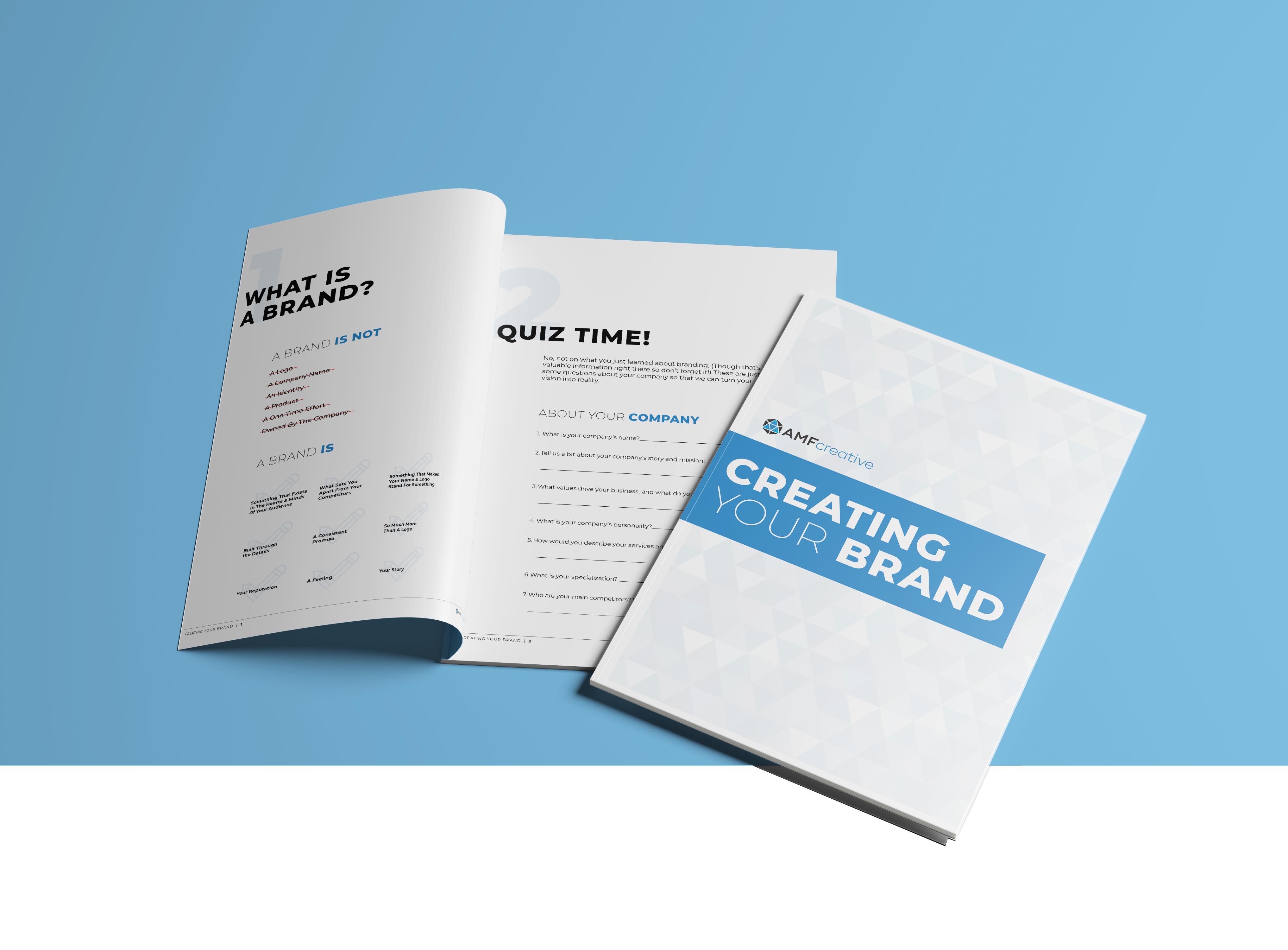 Realistic Magazine Mockup popping out
